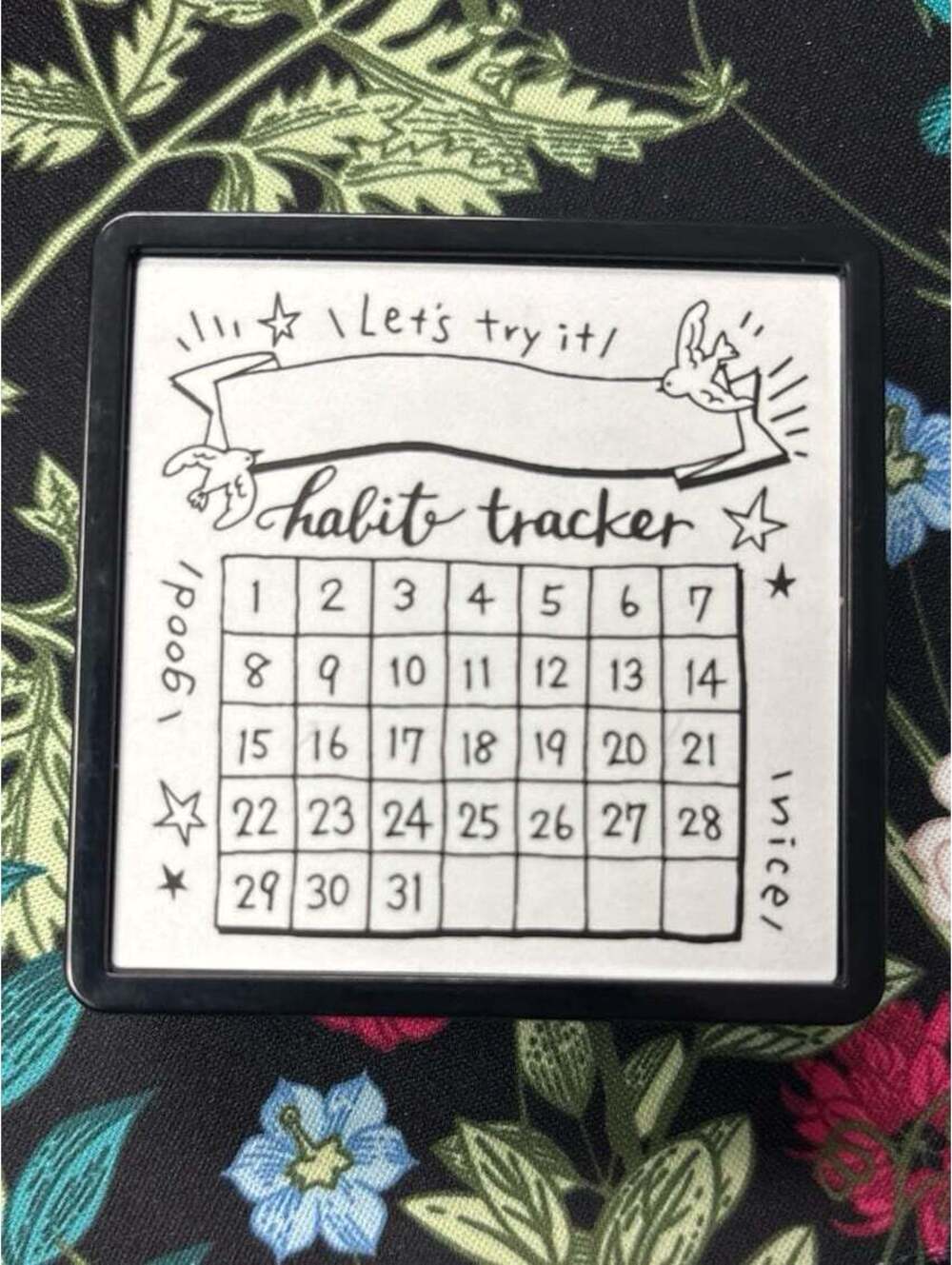 Habit Tracker stamp